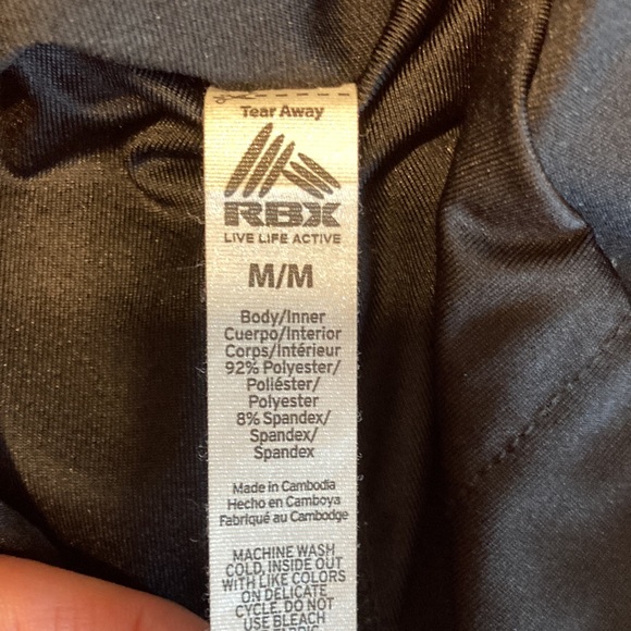 RBX Microfiber Shorts with Mesh Compression Longer Inner Shorts - Picture 7 of 8